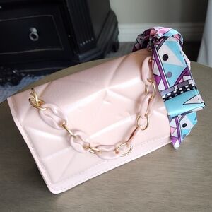 NON-BRAND Vegan Leather Cushioned Flap Minibag